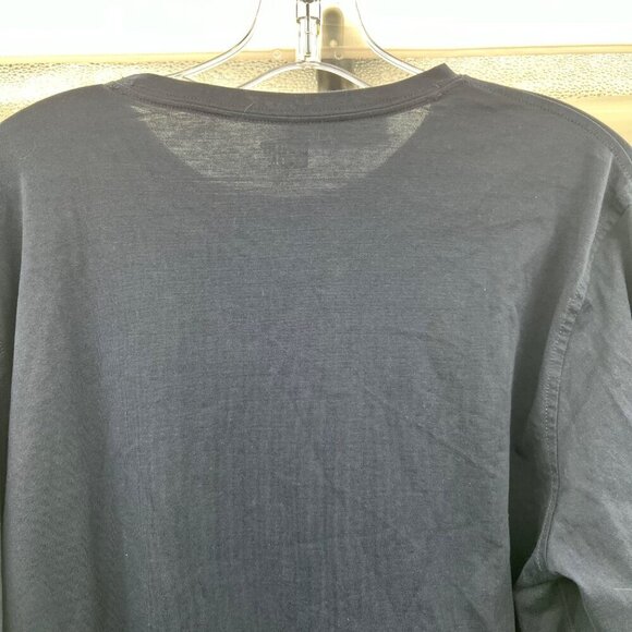 Lands' End Men's Long Sleeve Tee Navy Size Medium Tall - Picture 6 of 9